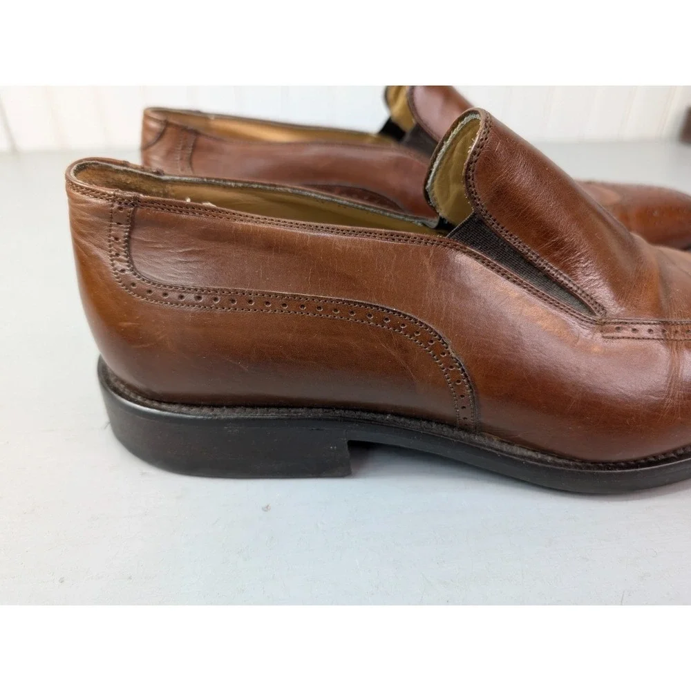 Johnston & Murphy Signature Series Loafers Men's 9.5‎ M Leather Made In Italy